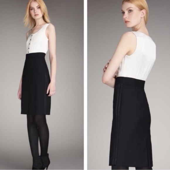 Marc Jacobs NWT SILK Tuxedo Wool 10 Cocktail Prom Wedding Party Dress Formal - Picture 2 of 12